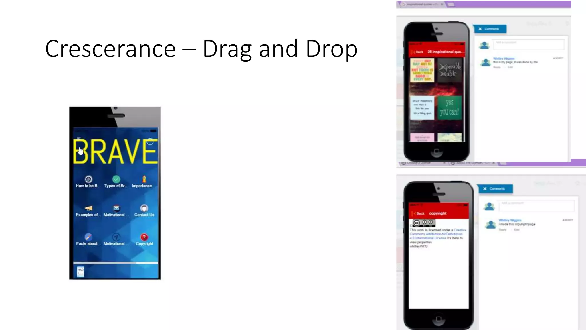 Crescerance – Drag and Drop
 