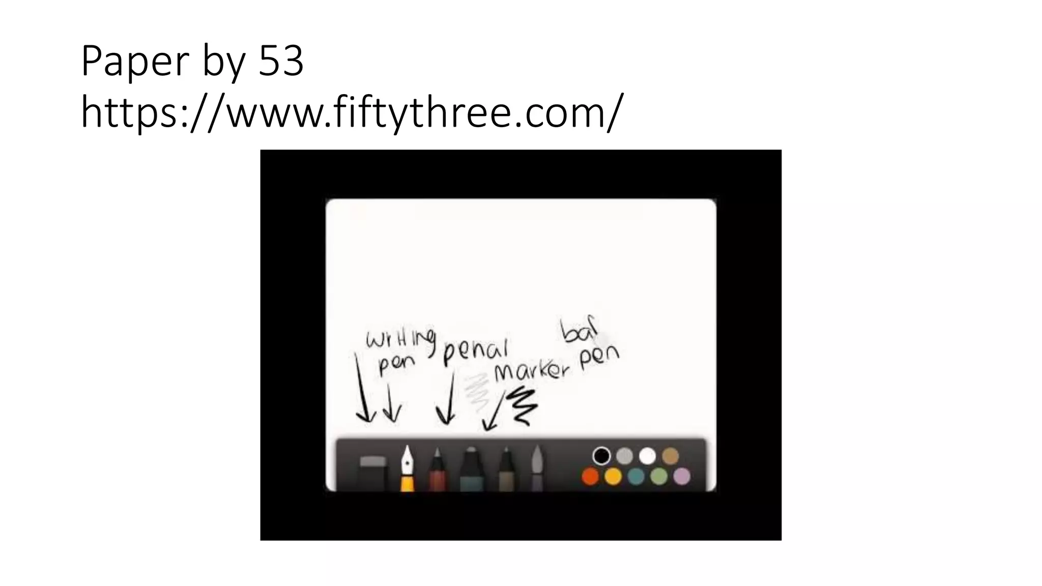 Paper by 53
https://www.fiftythree.com/
 