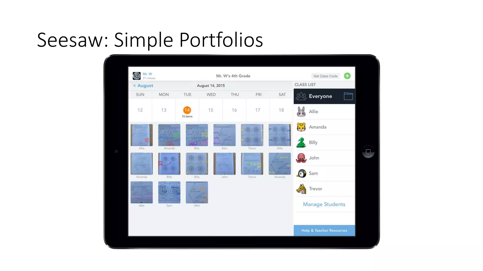Seesaw: Simple Portfolios
 