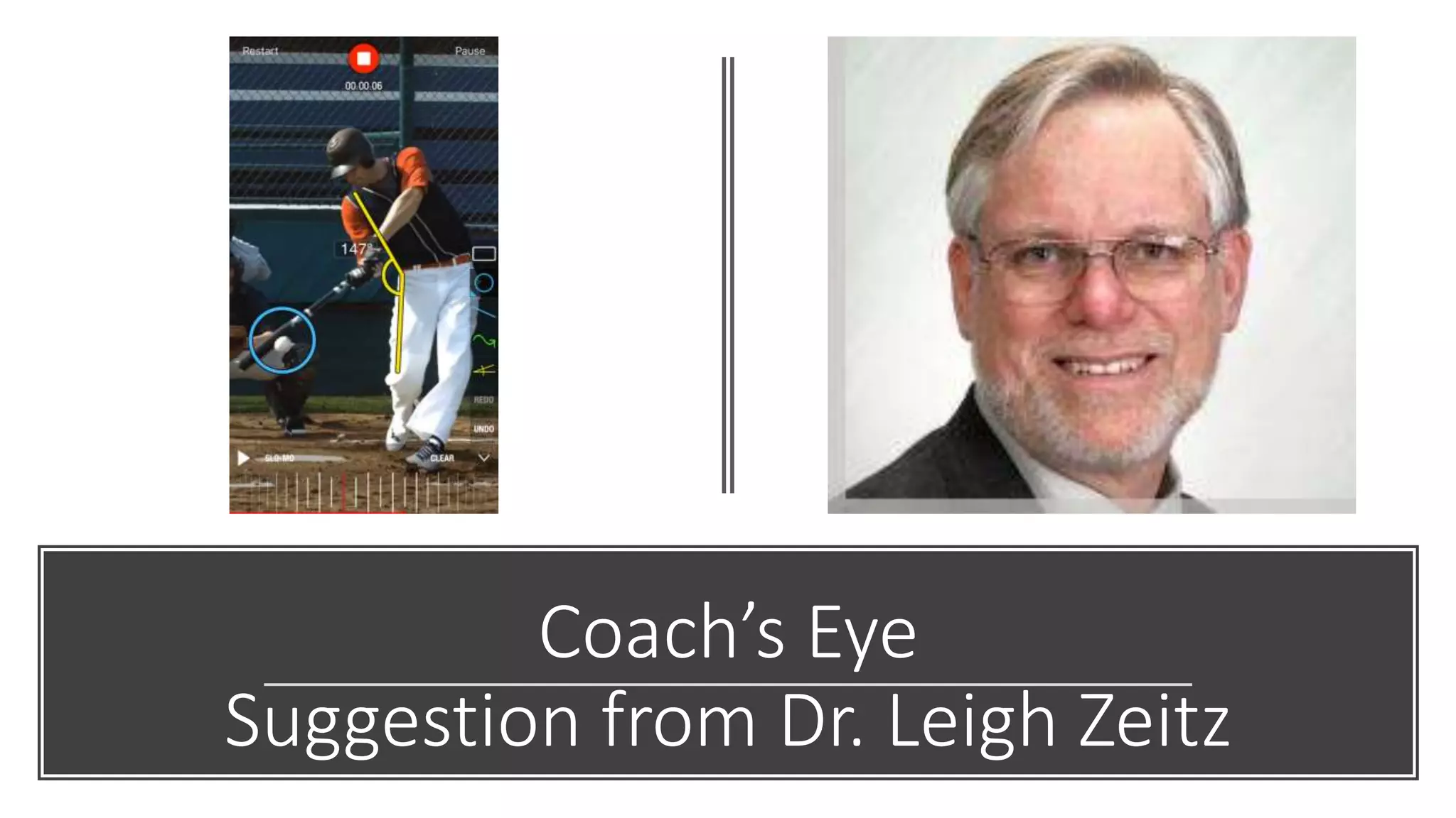 Coach’s Eye
Suggestion from Dr. Leigh Zeitz
 