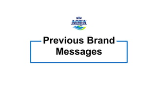 Simulation Plan for Danone Aqua - Expanding Brand Messages 2017