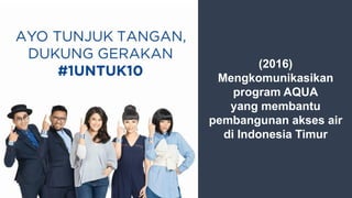 Simulation Plan for Danone Aqua - Expanding Brand Messages 2017