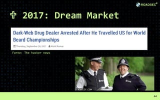  2017: Dream Market
44
Fonte: The hacker news
 