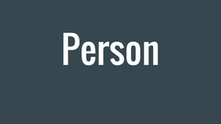 Person
 
