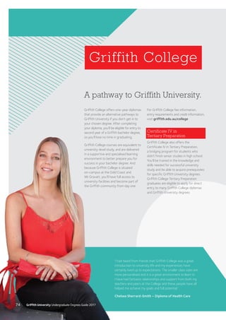 Pathways Griffith Griffith College Pathway | PDF