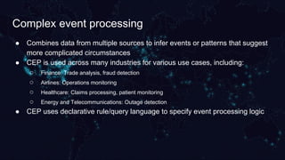 WSO2Con USA 2017: Scalable Real-time Complex Event Processing at Uber | PDF