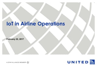 February 22, 2017
IoT in Airline Operations
 