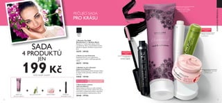 + + +
LIMITOVANÁ
EDICE
LIMITOVANÁ
EDICE
72 73
  Balzám na rty s olivovým
olejem Love Nature
Balzám obohacený přírodním olivovým olejem
se hladce nanáší, zjemňuje, zvláčňuje a chrání
rty. 4.5 g
32026 129 Kč
INSPIROVÁNOPŘÍRODOU
BALZÁM NA RTY ŘASENKA
WONDER LASH
KRÉM NA
RUCE A NEHTY
DENNÍ KRÉM
  Krém na ruce Charmed
Zvláčňující krém na ruce s glycerinem
a vitaminem E zvláční a hydratuje pokožku.
150 ml
26273 159 Kč
  Denní krém s planou
růží Love Nature
Složení bohaté na živiny se rychle vstřebává.
Obsahuje přírodní extrakt z plané růže, který
chrání pleť a zvyšuje její pružnost, zanechává
ji sametově hebkou a hydratovanou. 50 ml
30160 179 Kč
  Řasenka The ONE
Wonderlash 5 v 1 Brilliant Black
Řasenka 5 v 1 dodá řasám objem, křivku,
a prodlouží je. Nyní v intenzivnějším černém
odstínu se třpytem. Perfektní na párty líčení.
8 ml
32275 249 Kč
32275
Brilliant
Black
Intenzivně zvláčňující
krém na ruce a nehty
s jemnou vůní růží
Denní krém hydratuje
a zklidňuje pleť
S nádechem
černých třpytek
PRO KAŽDÝVĚK PRO SUCHOU PLEŤ
PEČUJÍCÍ SADA
PRO KRÁSU
SADA
4 PRODUKTŮ
JEN
199 KčKÓD SADY: 616491




Ulevuje suchým rtům
a vyživuje je
 