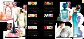 116 117
  Eau de Toilette Eclat Femme
As flores de jasmim foram selecionadas como
ingrediente-chave pelo seu brilho incrível e pela sua
essência nobre, e são cultivadas na histórica casa das
fragrâncias em Grasse, França. 50 ml.
30128 €34,00 €22,95
  Eau de Toilette My Naked Truth
Tão delicado como a pele da mulher, a Eau de
Toilette My Naked Truth é uma fragrância suave,
graciosa e envolvente. Esta fragrância naturalmente
feminina e sofisticada atua como uma segunda pele,
com uma suave composição empoada de flor de
algodão, naturalmente íntima, que seduz. 50 ml.
31121 €34,00 €22,95
FRAGRÂNCIAS
FLORAL
FRUTADA
AMADEIRADA
FLOR DE
ALGODÃO
OSMANTHUS
JAPONÊS
FLOR DE
MAÇÃ
  Eau de Parfum Volare Forever
Deixe-se envolver no terno abraço do amor, com o
bouquet floral rosa violeta da Eau de Parfum Volare
Forever. Delicada, mas feminina, com notas de rosa
branca e orvalho, flores solares e um subtil sussurro
de amêndoas de açúcar. 50 ml.
31495 €29,00 €19,95
FRAMBOESA ROSA
BRANCA
AMÊNDOAS
DE AÇÚCAR
FLORAL ROSA
VIOLETA
ORIENTAL
CÍTRICA
AMADEIRADA
SÂNDALOPÉTALAS DE
JASMIM
MANDARINA
  Eau de Toilette Divine
Esta Eau de Toilette celebra a mulher decidida, com
notas naturais de bambu, pétalas de violeta e hera.
Uma encantadora orquídea de seis pétalas floresce
antes de dar lugar à sensualidade do almíscar e do
sândalo. 50 ml.
11355 €34,00 €22,95
SÂNDALOÍRISFOLHAS DE
VIOLETA
FLORAL
FRUTADA
AMADEIRADA
FLORES
BRANCAS
MORANGO-
ABACAXI
CHOCOLATE
BRANCO
FLORAL FRUTADA VERDE
  Eau de Parfum Love Potion Secrets
Realize os seus desejos mais profundos com esta
mistura inebriante de morango-abacaxi e sedutoras
flores brancas, com flores brancas como notas de
base, com a sensualidade do âmbar cremoso, sândalo
e delicioso chocolate branco. 50 ml.
31493 €36,00 €24,95
  Eau de Parfum Amazing Paradise
Uma eau de parfum fascinante, definida pelo aroma da
rara flor Paradise Drop. Exclusivo da Oriflame, este
precioso aroma exótico é combinado com notas cítricas
e amadeiradas, para uma criação que a deixará
surpreendida com o seu caráter inesquecível. 50 ml.
32504 €43,00 €29,95
ÁRVORE-DE-
FOGO
GOIABA PARADISE
DROP






ORIENTAL ABAUNILHADA
FRUTADA
 