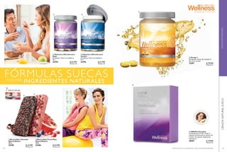 102
  Vitaminas y Minerales para
Hombre
60 tabletas. Tomar una tableta al
día.*
22795 $ 64.999
Puntos: 25
  Barras Sabor Frutos Rojos
Natural Balance
280 g
25386 $ 64.999
Puntos: 25
  Barras Sabor Chocolate
Natural Balance
280 g
25385 $ 64.999
Puntos: 25
  Vitaminas y Minerales para
Mujer
60 tabletas. Tomar una tableta al
día.*
22794 $ 64.999
Puntos: 25
   
 
 
barras en cada caja7
CON MÁS INGREDIENTES NATURALES
FÓRMULAS SUECAS
103
  Omega 3
60 cápsulas. Tomar dos cápsulas al
día con la comida.*
15397 $ 79.999
Puntos: 31
  H&N NutriComplex
Contenido para 21 días. Tomar 2
cápsulas al día durante un mínimo de
3 meses. 42 cápsulas. Suplemento
alimenticio.*
28507 $ 79.999
Puntos: 31
PARAM
ÁS INFORMACIÓ
N
ACÉRCATEA
UN
EMPRESARIO
(A)
SOLUCIONESWELLNESSCIENCIANATURALSUECA
SENTIRSE BIEN·VERSE BIEN
*Este producto no es un medicamento ni suple una alimentación balanceada.
 
 
 
