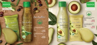 14 15
  Love Nature Crema de Ducha
Suavizante de Aguacate
250 ml
32605 $ 169.90
 $ 99.90
Puntos: 5.74
  Love Nature Jabón en Barra
Suavizante de Aguacate
75 g
32607 $ 49.90
 $ 29.90
Puntos: 1.72
NUEVOSNUEVOS
AGUACATEALOE VERA SuavizanteProtector
  Love Nature Gel de Ducha
Protector de Aceite de Oliva y Aloe
Vera
250 ml
32608 $ 169.90
 $ 99.90
Puntos: 5.74
  Love Nature Jabón en Barra
Protector de Aceite de Oliva y Aloe
Vera
75 g
32609 $ 49.90
 $ 29.90
Puntos: 1.72

 

 