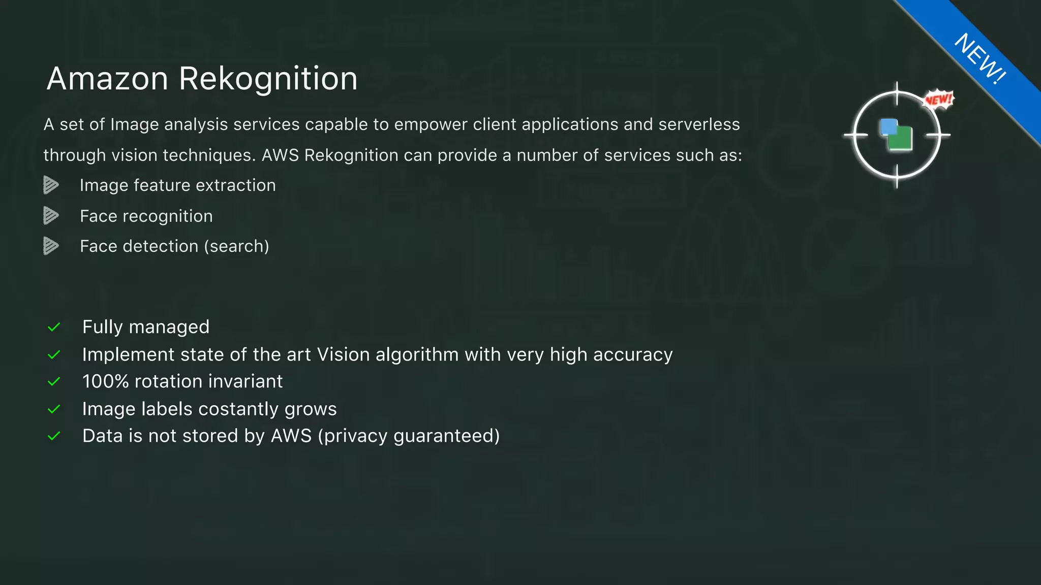 Amazon Lex - chatbots
 