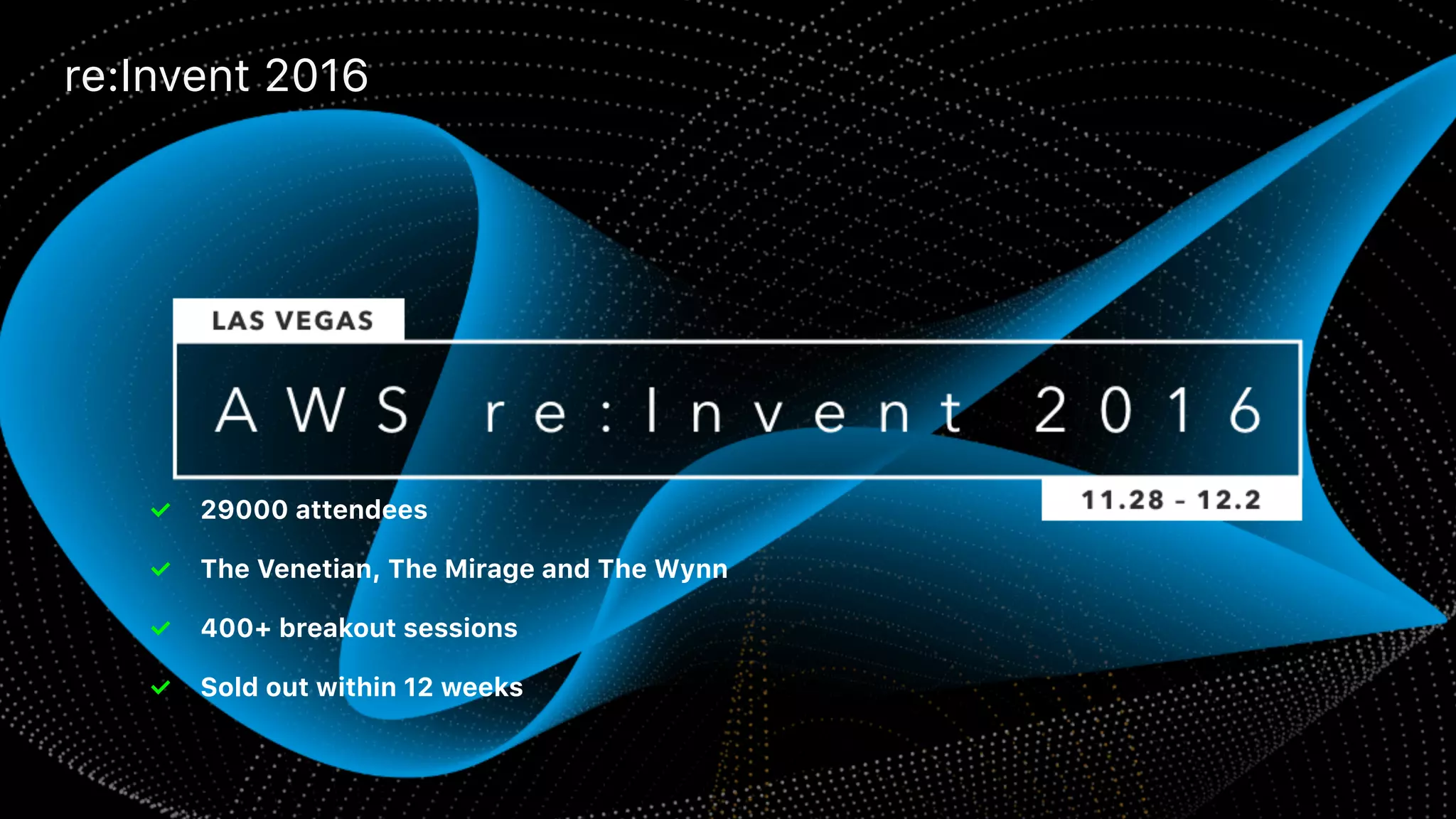AWS Lambda
An off-the-records talk with Tim Wagner, General Manager for AWS Lambda, spotted some
upcoming interesting feature of Lambda in the next future:
✓ Go Language support: in an effort to widespread adoption of Lambda
technology, AWS is planning to add support for Go language in the next few
months (rumors say Q2 2017)
✓ NodeJS 6.9.0 (LTS): NodeJS developer needed support for modern and up to
date version of Node language, so Node 6.0.0 LTS is coming within the next weeks
(rumors say Q1 2017) thus enabling complete support to ES6 in Lambda
✓ SQS Lambda Triggers: a long awaited feature and the precursor to Messaging
patterns within Lambda ecosystem is said to be announced in the near future
U
N
O
FFIC
IAL
 