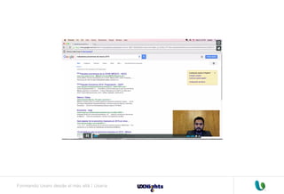 Formando Uxers desde el más allá | Usaria
 