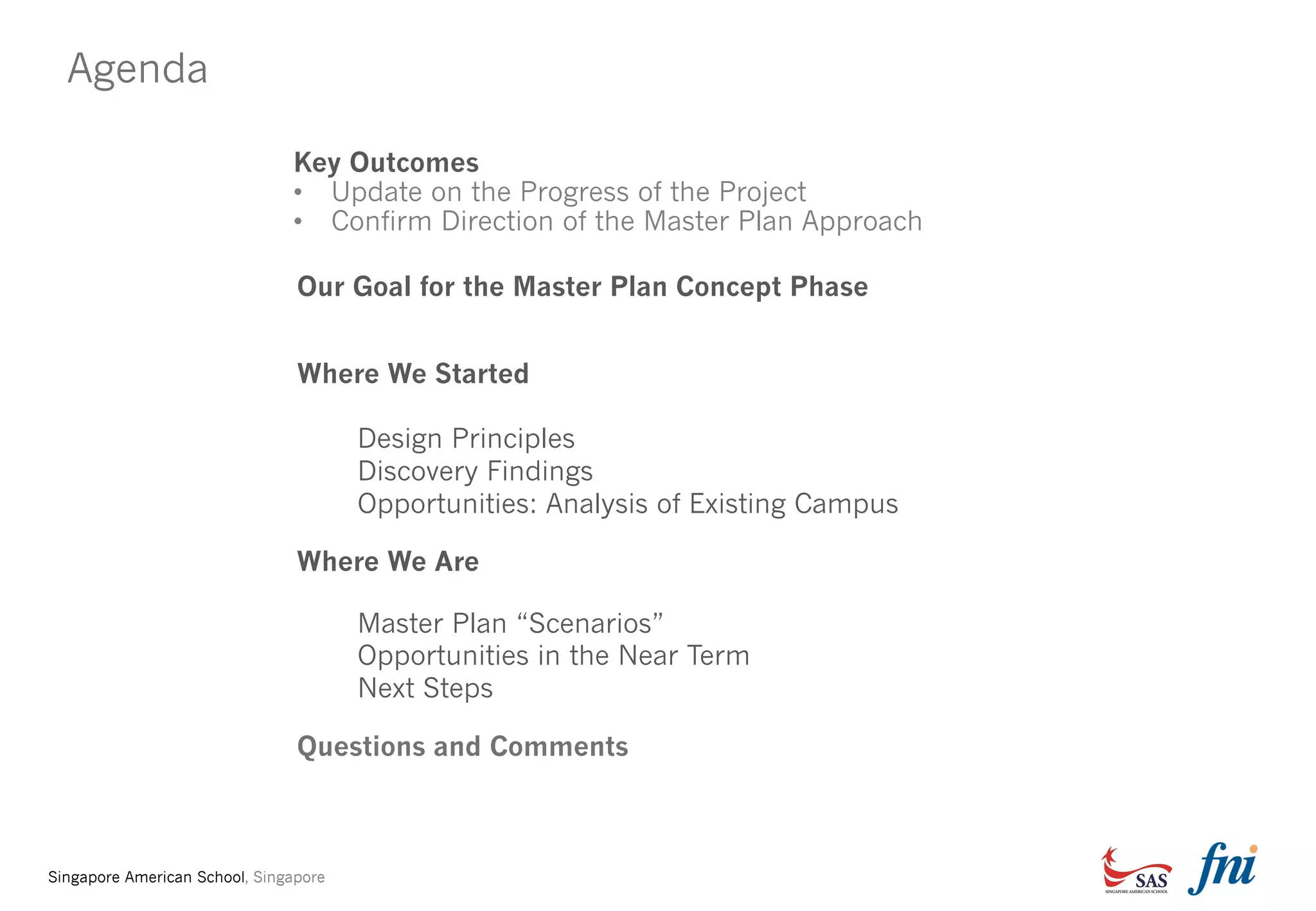 Master Plan Update Presentation Pdf