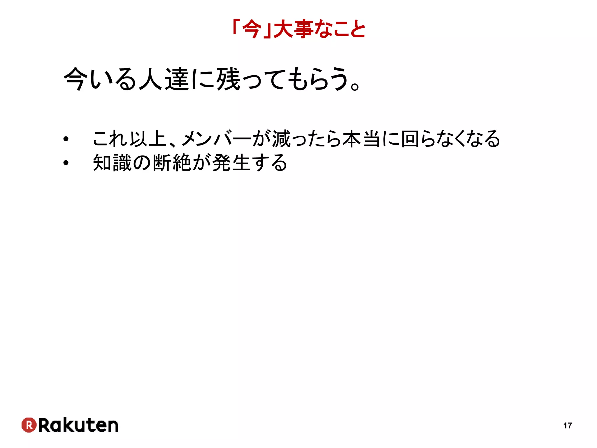 17
状況
私 担当：Iさん
パッケージチーム
XXXチーム
 
