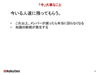 17
状況
私 担当：Iさん
パッケージチーム
XXXチーム
 