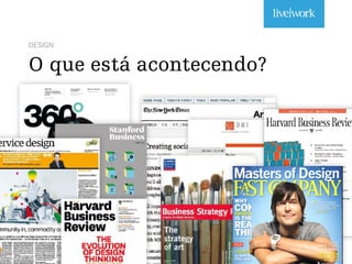 DESIGN
O que está acontecendo?
 