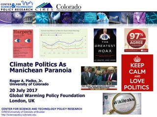 CENTER FOR SCIENCE AND TECHNOLOGY POLICY RESEARCH
CIRES/University of Colorado at Boulder
http://sciencepolicy.colorado.ed...