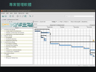 專案管理理軟體
 