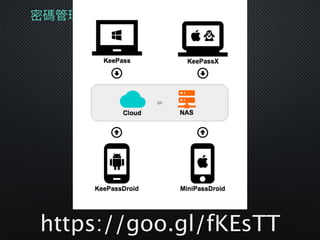密碼管理理軟體
https://goo.gl/fKEsTT
 