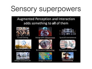 Sensory superpowers
 