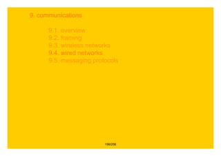156/256
9. communications
9.1. overview
9.2. framing
9.3. wireless networks
9.4. wired networks
9.5. messaging protocols
 