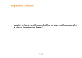 45/256
engineering viewpoint
 question: in home surveillance and vehicle convoy surveillance examples,
what were the conn...