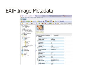 EXIF Image Metadata
 