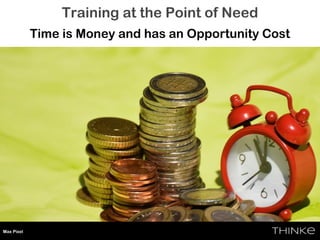 Training at the Point of Need
Time is Money and has an Opportunity Cost
Max Pixel
 
