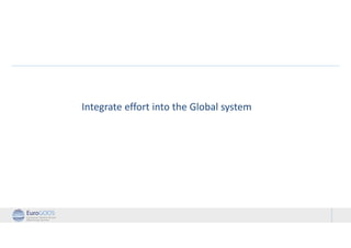 Integrate effort into the Global system
 