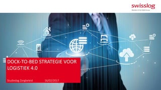 DOCK-TO-BED STRATEGIE VOOR
LOGISTIEK 4.0
Studiedag Zorgbeleid 16/02/2017
 