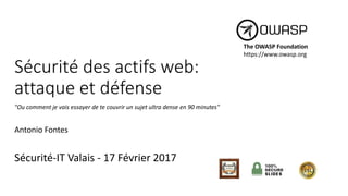 Sécurité des applications web: attaque et défense
