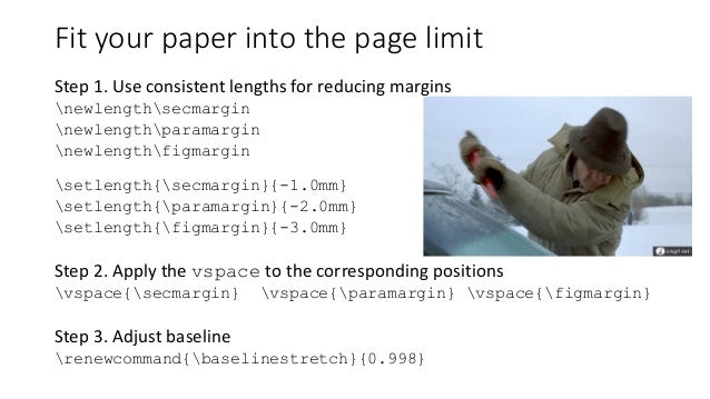 page size and margins sharelatex