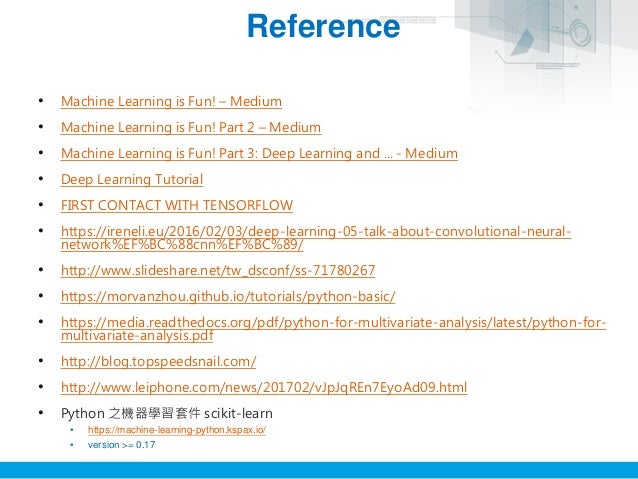 medium deep learning tutorial