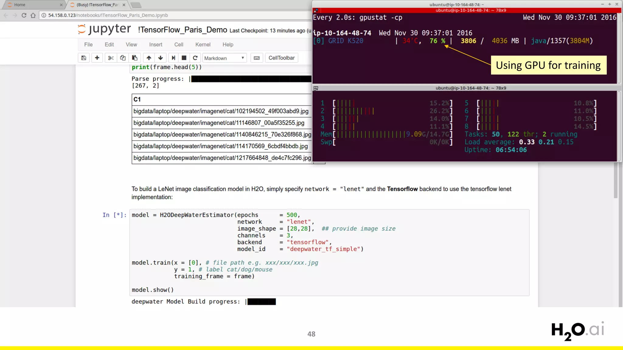 48
Using GPU for training
 