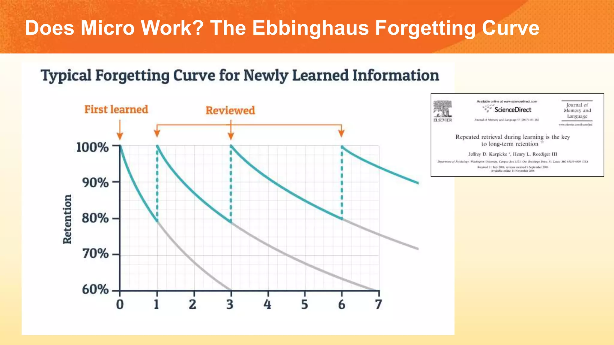 Does Micro Work? The Ebbinghaus Forgetting Curve
 