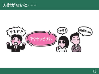 方針がないと……
73
 