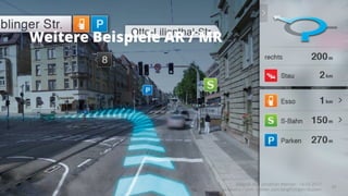 Weitere Beispiele AR / MR
Takondi AG · Jonathan Werner · 14.03.2017
Augmented Reality – vom «Wow» zum langfristigen Nutzen
35
 