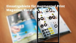 Launch Augmented Reality CMS TARTT
Einsatzgebiete für Augmented Print
Magazine, Kataloge & Plakate
 