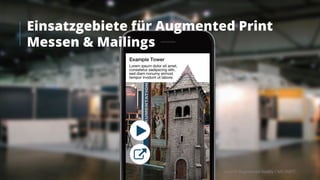 Launch Augmented Reality CMS TARTT
Einsatzgebiete für Augmented Print
Messen & Mailings
 
