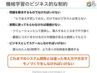 リクルートグループの現場事例から見る　AI/ディープラーニング ビジネス活用の勘所