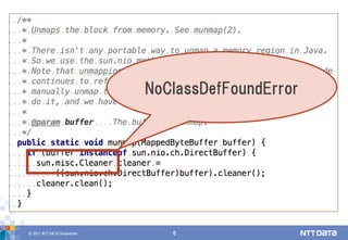 © 2017 NTT DATA Corporation 6
NoClassDefFoundError
 