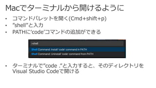 Visual Studio Code 入門