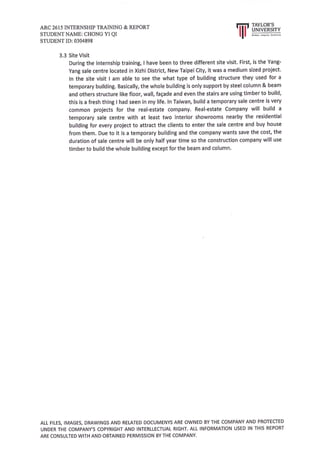 Internship Training & Report