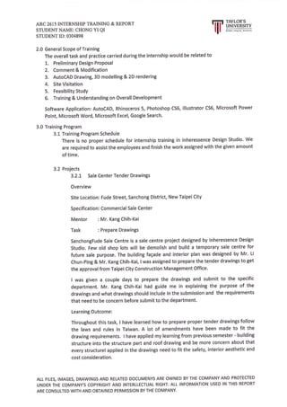 Internship Training & Report