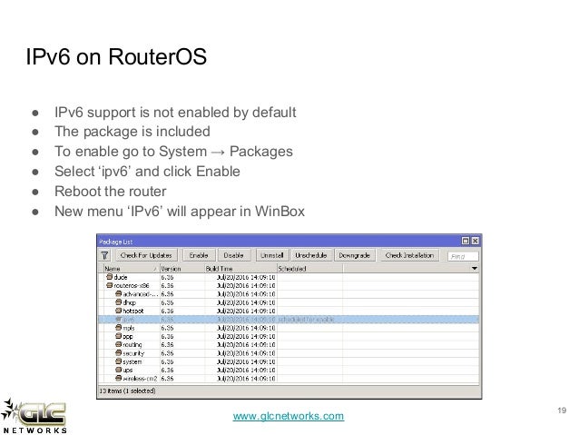 mikrotik ipv6 firewall