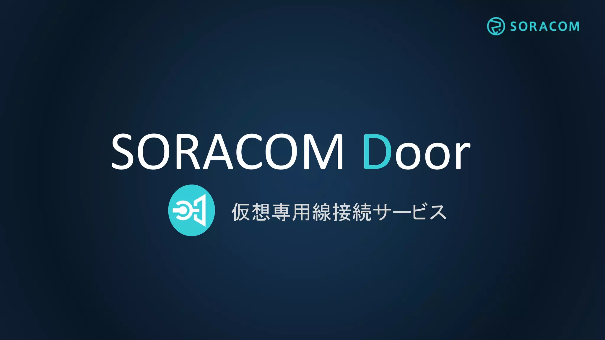 SORACOM DoorD
仮想専用線接続サービス
 
