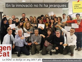 27 ‘Innovant la innovació’ – II Jornada d’Innovació – InnoGent a EAPC- Jordi Graells – 13.03.2017 - BY 3.0
En la innovació...