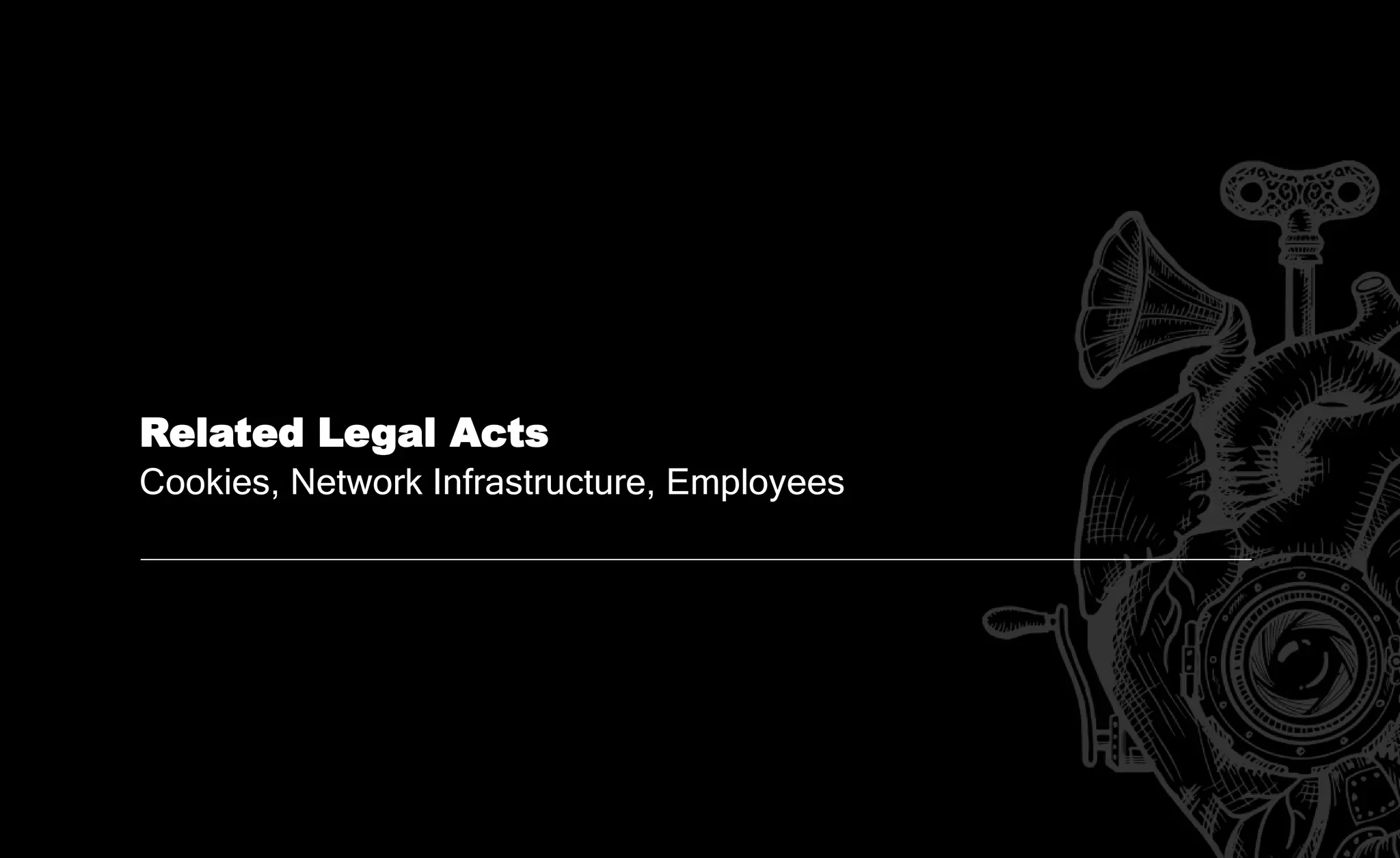 24
Directive on privacy and electronic communications - Telecoms Law
– Information
– Consent
GDPR
– Processing of personal data
‒ Controller: You/Third party cookie provider
‒ Processor: Third party cookie provider
Cookies
 